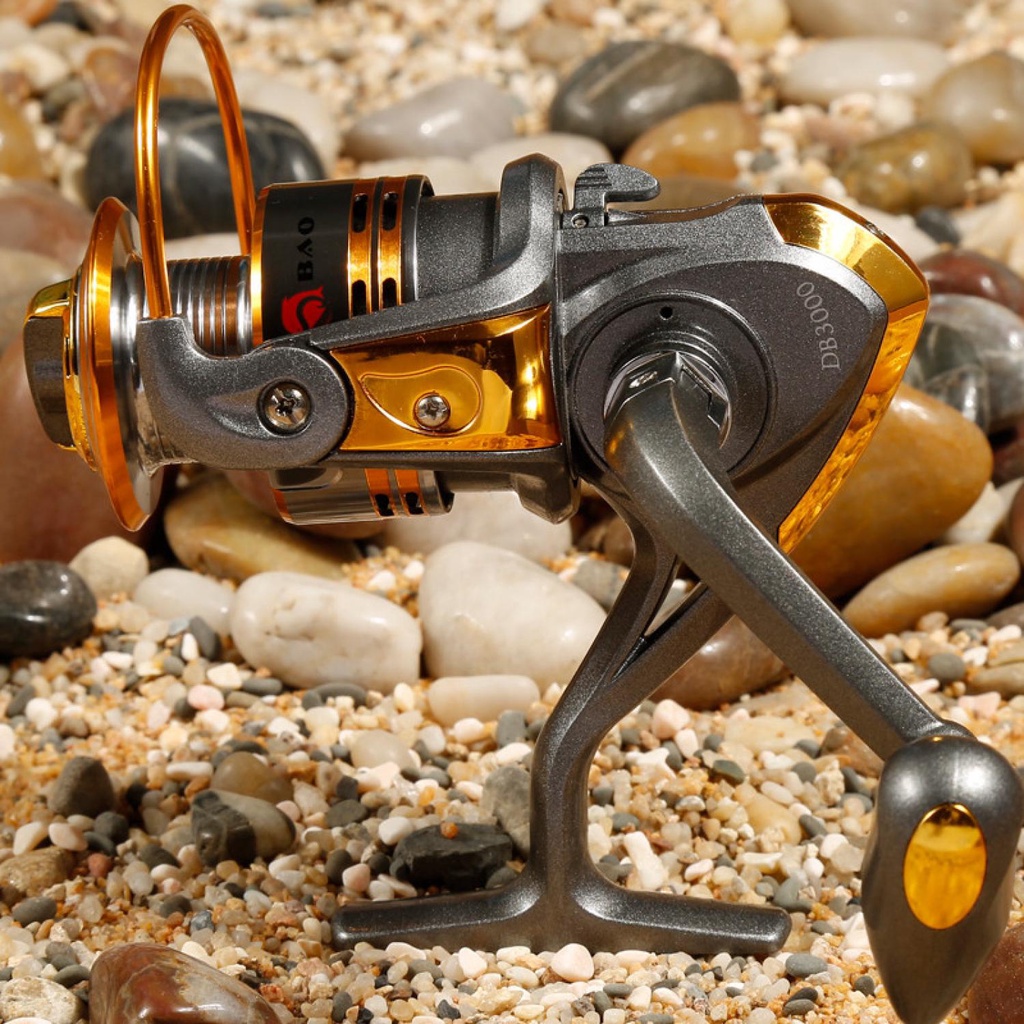 Gulungan Pancing Metal Fishing Reel 10 Ball Bearing / Rell Reel Rel Ril Riil Rill Gulungan Penggulung Kerek Kerekan Katrol Senar Pancing Pancingan Ikan Mas Udang Galatama Casting Tegek Tegeg Shimano Daiwa Daido Ryobi Bc Power Handle Laut Mini Anti Karat