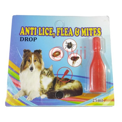 Obat Anti Kutu Tetes tengkuk Spot-On Anjing &amp; Kucing Drops