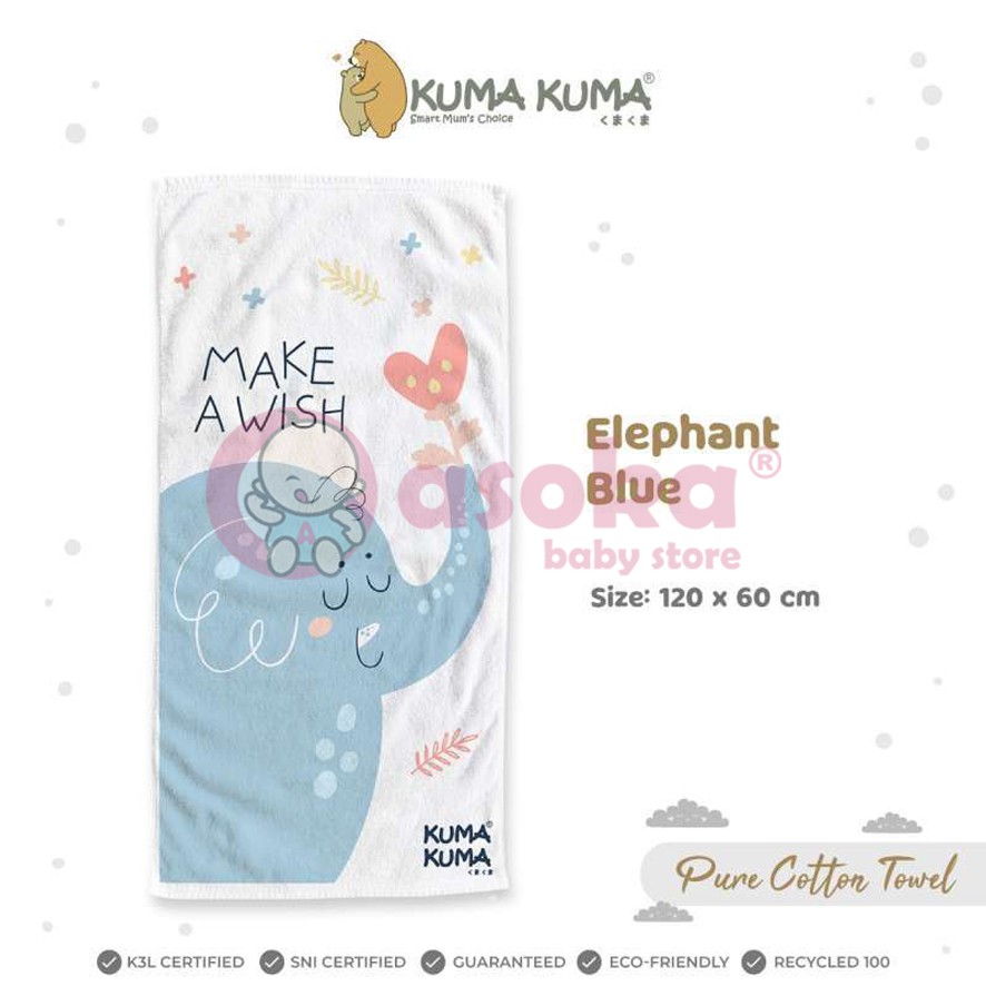 Kuma-Kuma Handuk Cotton Pure Towel 60x120 cm ASOKA