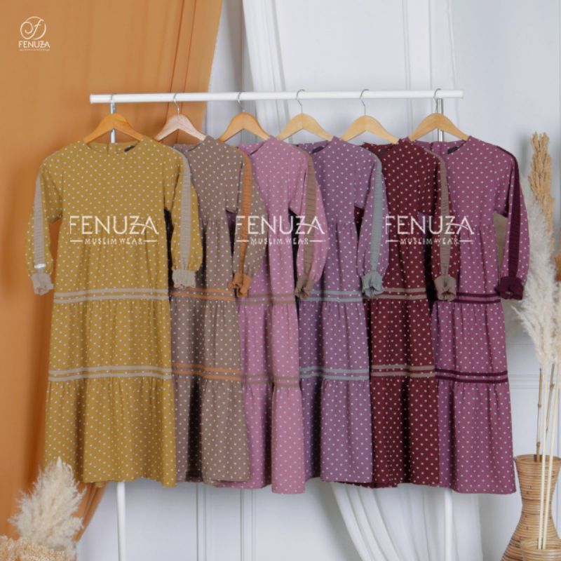 Fenuza Miracle Love Kids Gamis Only Bahan Florida Crepe