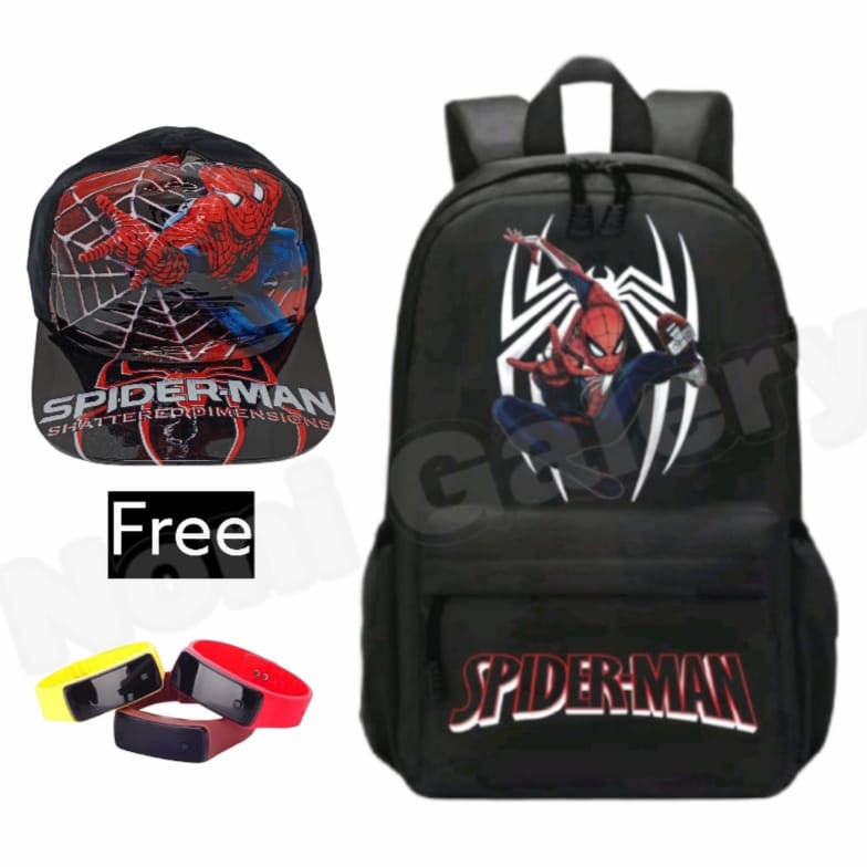 tas ransel anak - tas sekolah anak - tas karakter anak spiderman