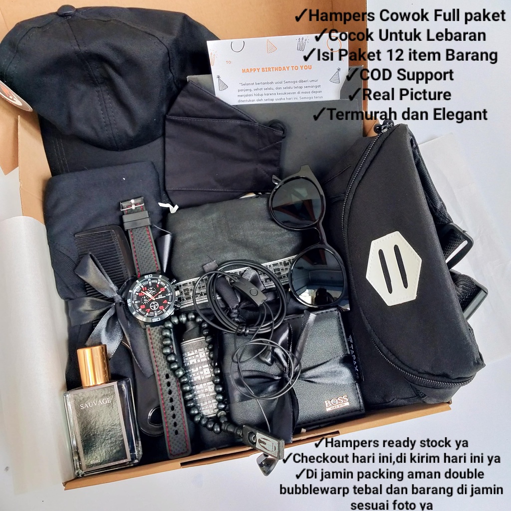 Hampers Cowok | Hampers Ulang Tahun | Hampers Lebaran | Hampers | Kado Cowok | Kado Ulang Tahun Cowo