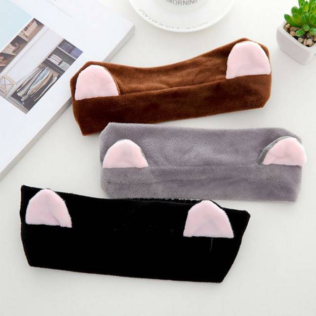 UNNISO - Headband Towel / Headband Motif Kucing