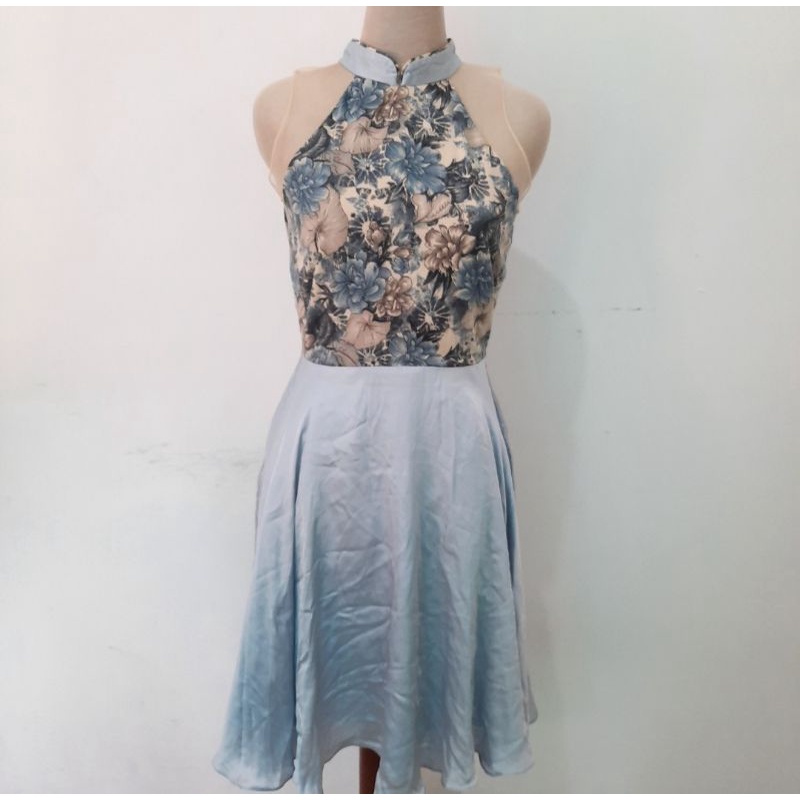 PRELOVED DRESS WANITA / DRESS PESTA / DRESS BIRU / DRESS REMAJA / DRESS MURAH / DRESS PROM / DRESS S