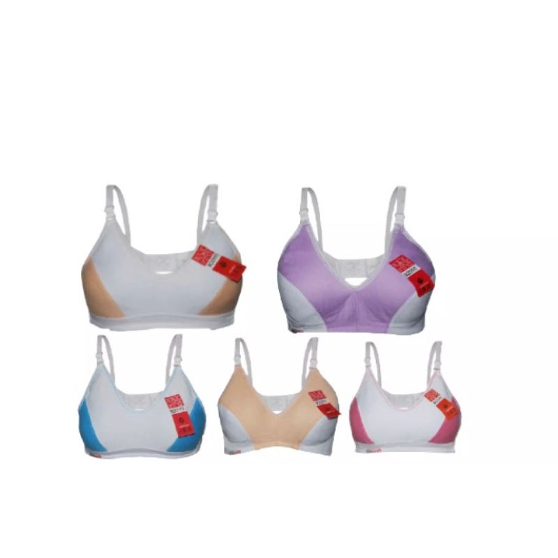 BH / Bra sport wanita bodyfit tanpa busa dan kawat list