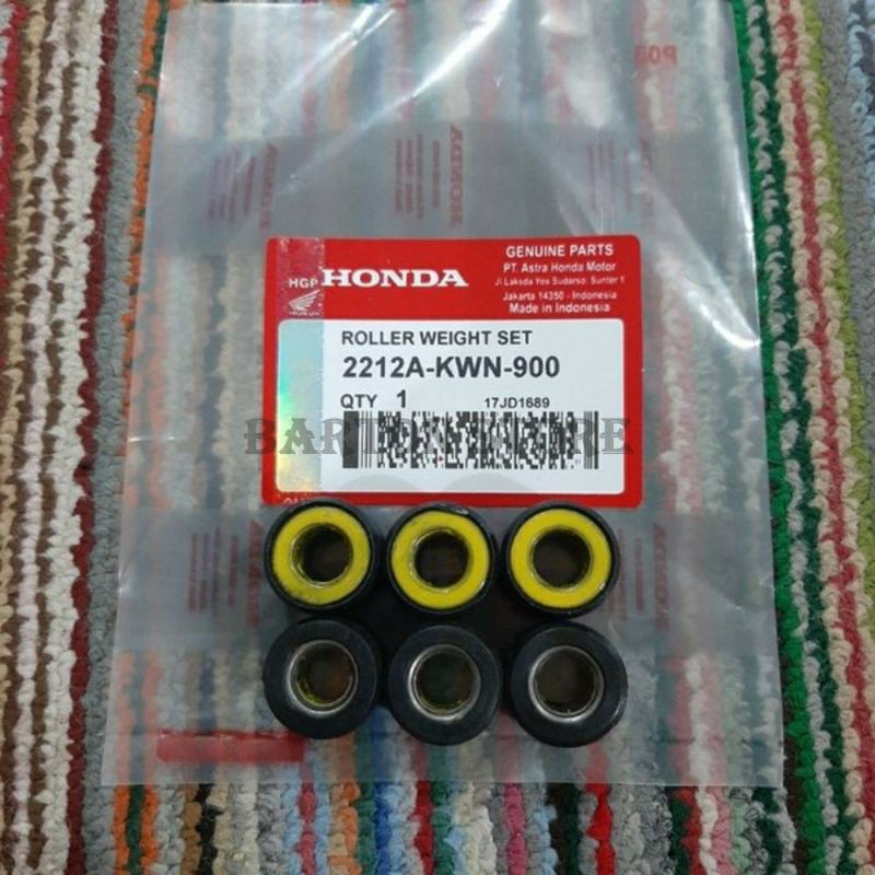 Roller 1 Set Weight Vario 125 Tecno