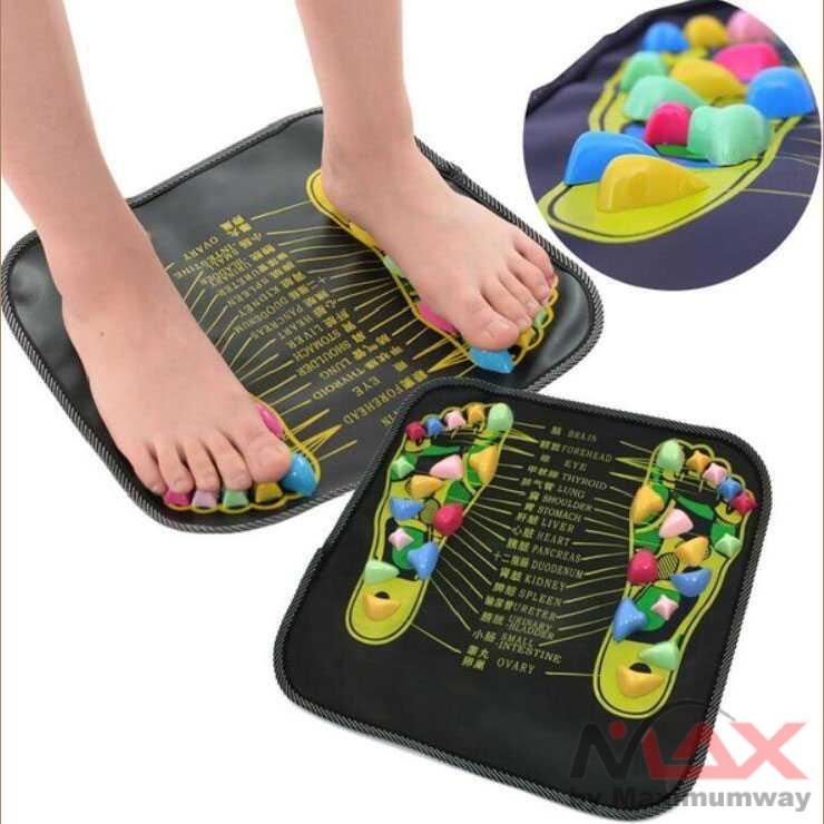 Sunvo Matras Pijat Refleksi Kaki Massage Mat Warna Hitam