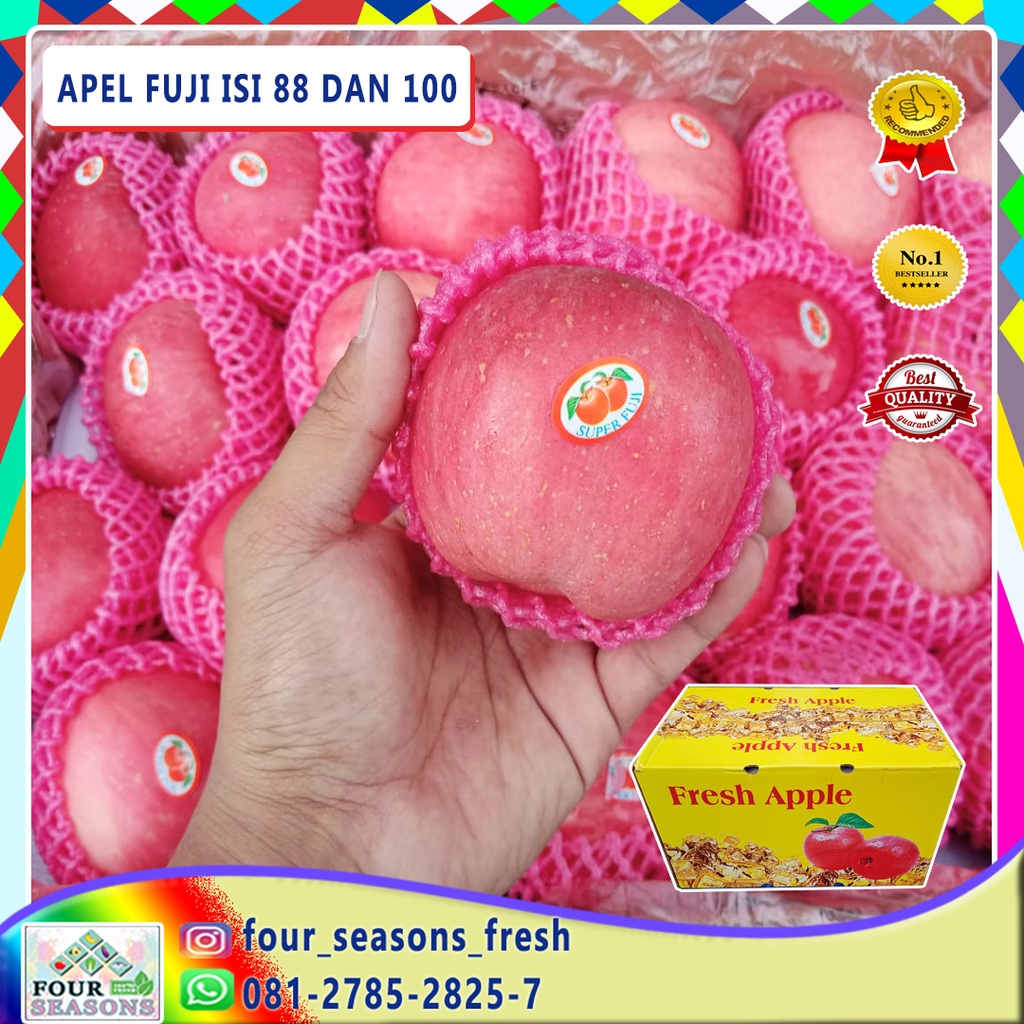 

TERLARISSS 1 BOX BUAH APEL FUJI LANTU PALING LARIS 17KG CANTIK SUPER