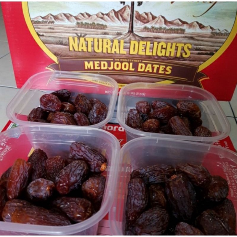 kurma medjool jumbo 500gr natural delights