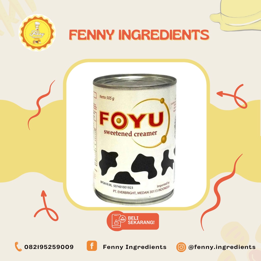 

FOYU KRIMER KENTAL MANIS 500g