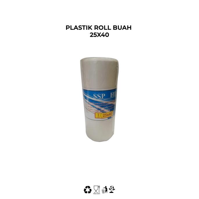

PRODUK TERBATAS PLASTIK ROLL BUAH 25X40 / PLASTIK KERTAS HVS / ROLL BUAH 25 X 40