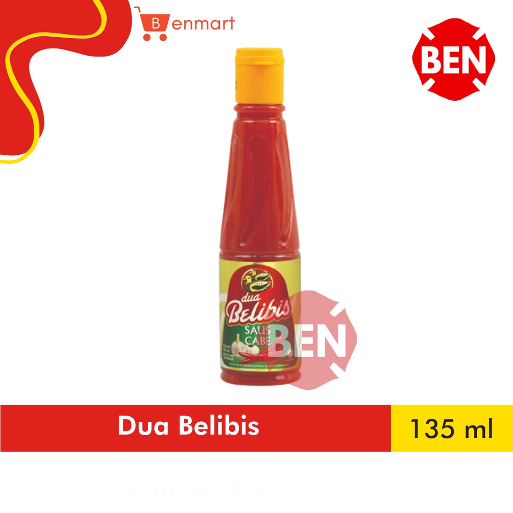 

Saus Cabe Dua Belibis Botol 135ml 135 ml Saos Sambal Kecil Pedas Meja