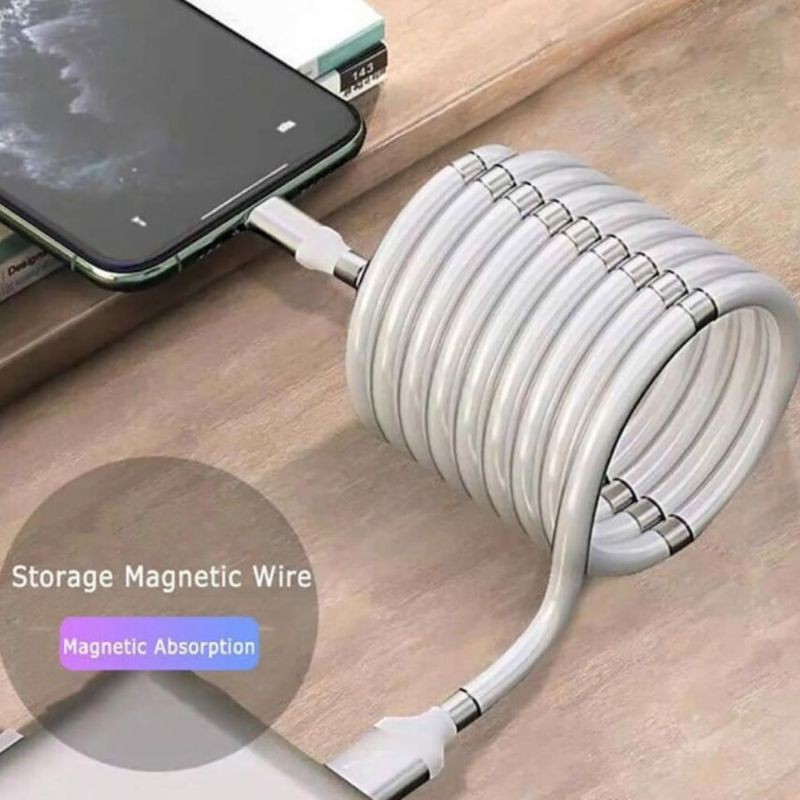 KABEL SAMSUNG TYPE C FAST CHARGING MAGNETIC ANTI KUSUT