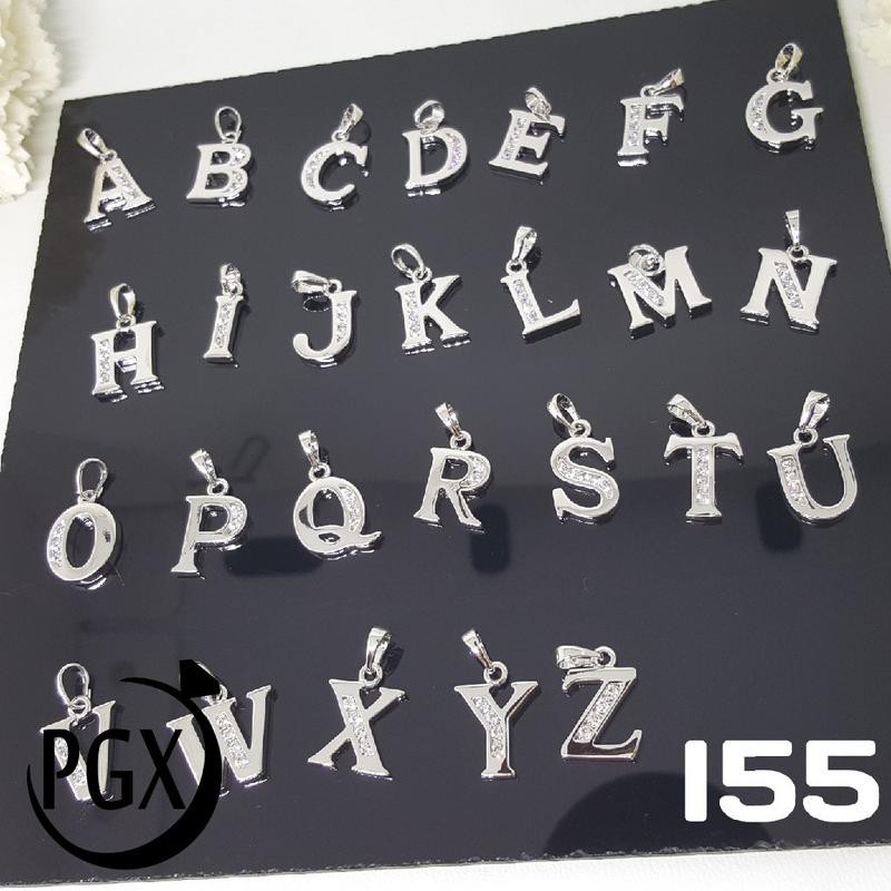 Liontin Huruf Inisial Nama - Set Perhiasan Xuping Lapis Emas - I055