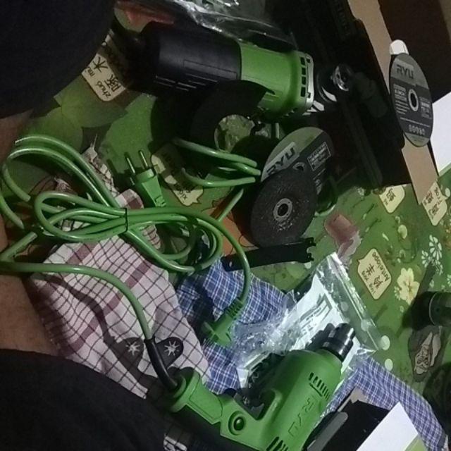 Paket Bor Tangan 10mm Rdr10-3re Grenda Tangan 4 Rsg100-3 Set Ryu