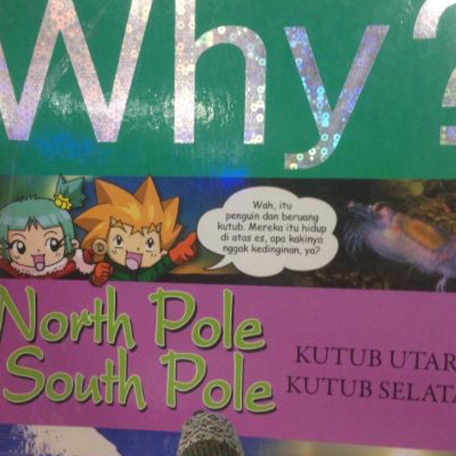 Buku Why North Pole South Pole Kutub Utara Kutub Selatan