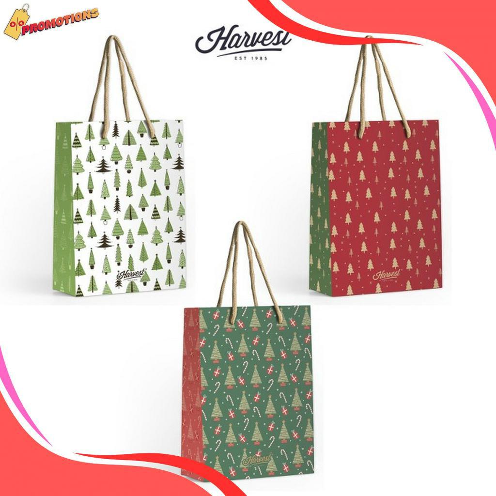 

PERFECT Paper Bag Natal Christmas Harvest L isi 3 Xmas Winter