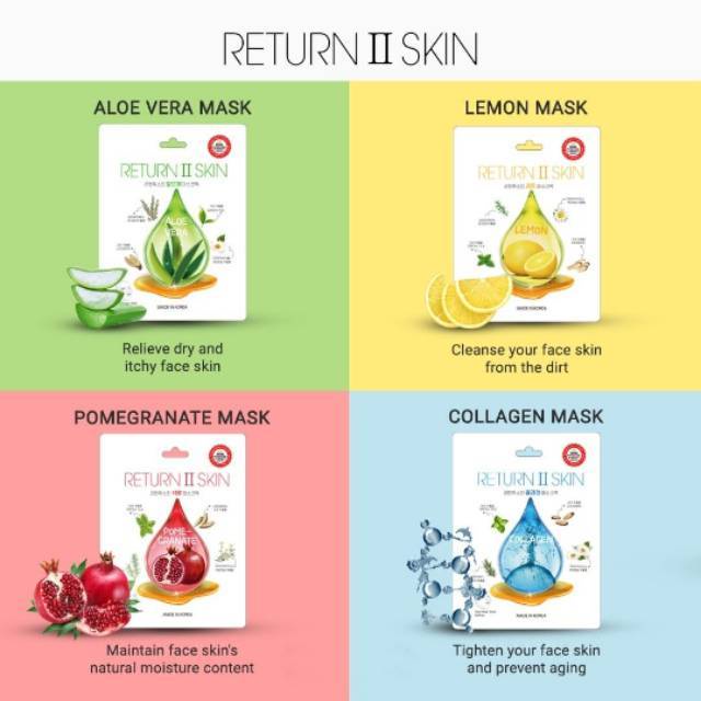 RETURN II SKIN MASK PACK