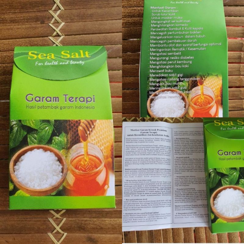 Sea Salt / Garam Terapi Isi 200gr / Garam Herbal / Obat Herbal Berbagai Macam Penyakit kulit DLL