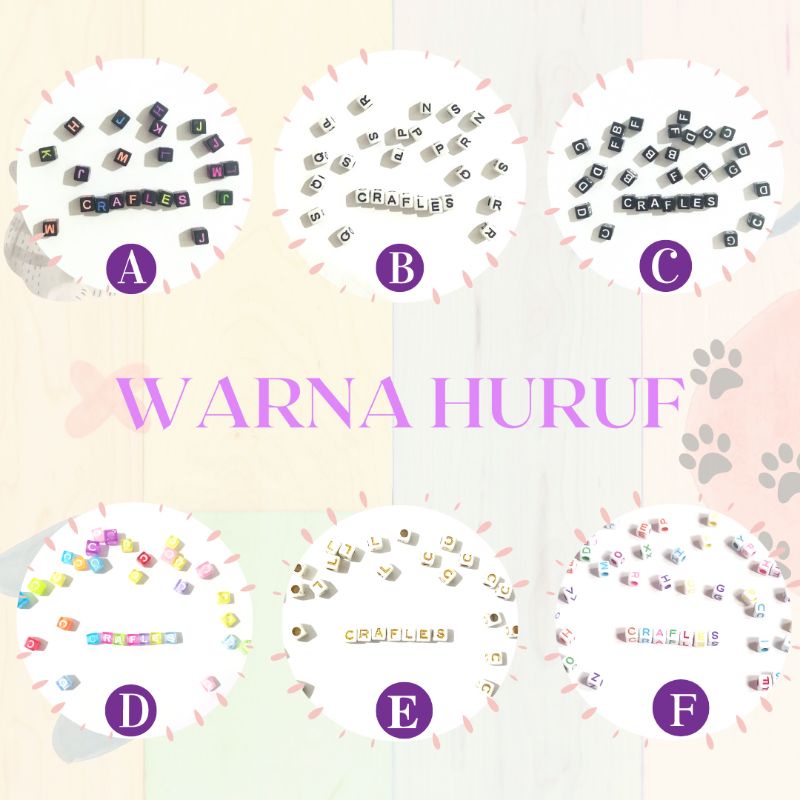 KALUNG KUCING CUSTOM NAMA | CRAFLE'S CAT NECKLACE / KALUNG KUCING ANJING KELINCI CUSTOM NAMA ADJUSTABLE