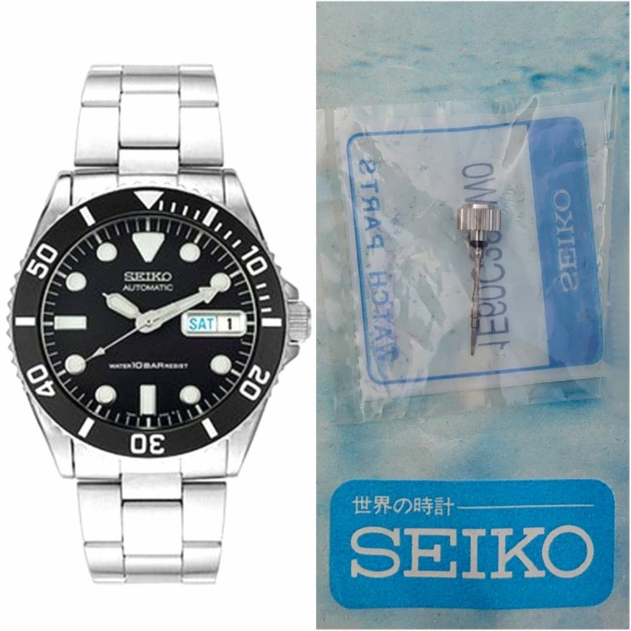 Crown + Stem u/ Seiko 7S26-0040 SKX031 SKX033 aka Submariner