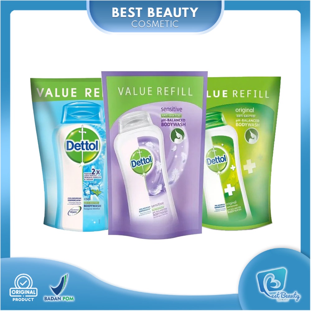 ★ BB ★  DETTOL Body Wash Refill 410gr / 450ml