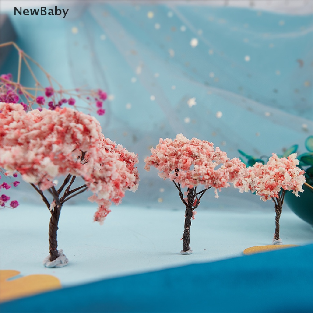 NewBaby Cherry Tree Garden Decorations Miniatures Micro Landscape Crafts Accessories ID