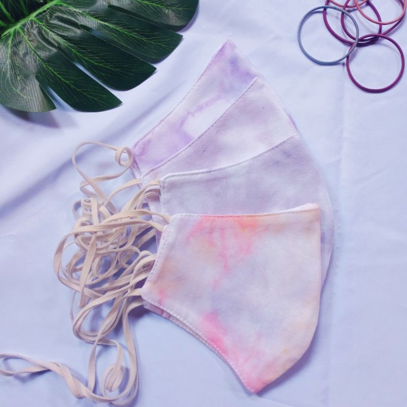 MASKER TIEDYE HEADLOOP (Free stiker lucu)