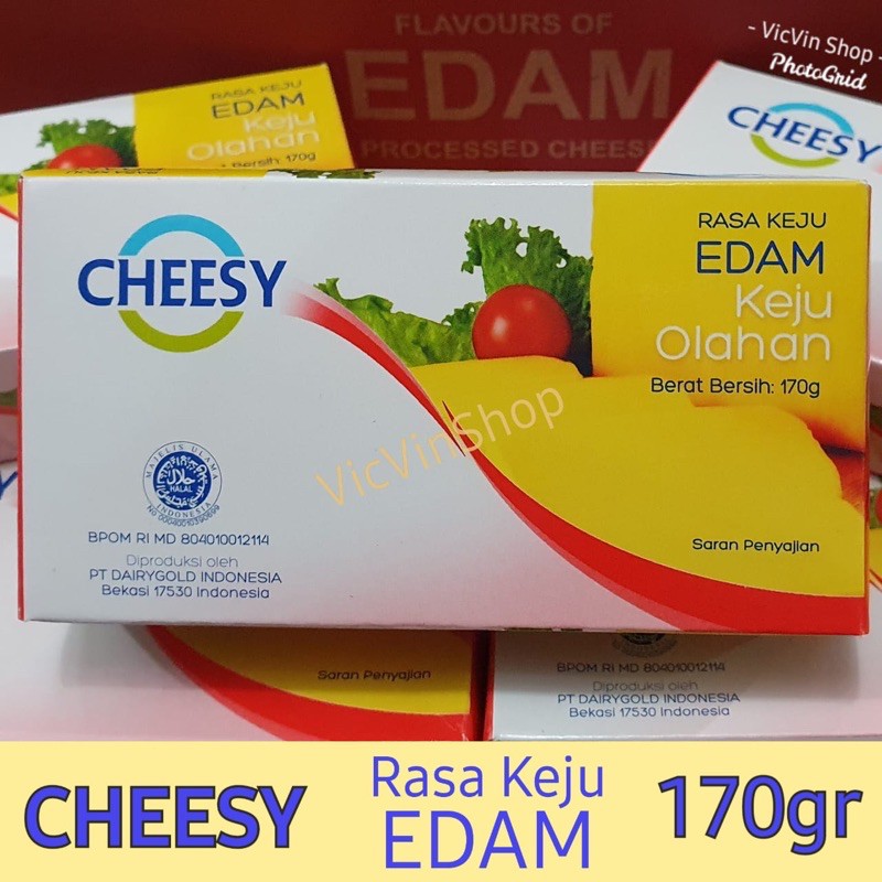 

Keju Edam Cheesy 170gr