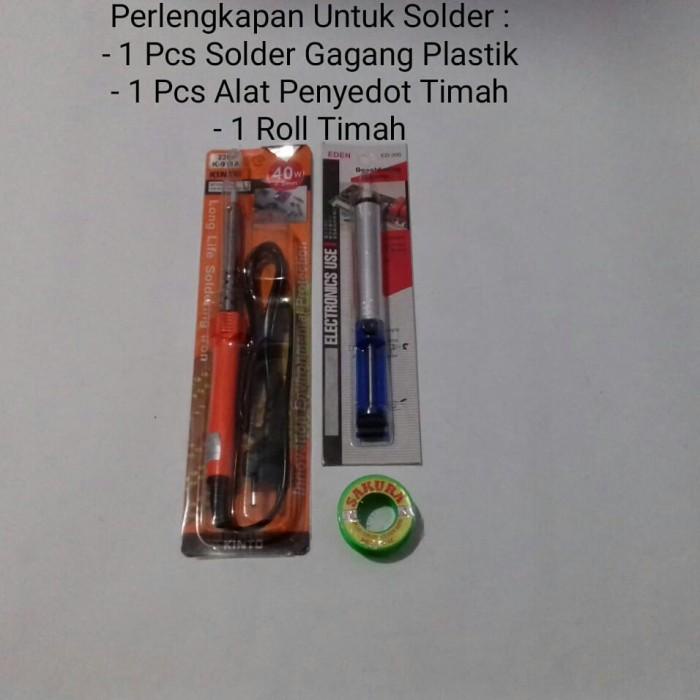 Las 1 Set Alat Peralatan Perlengkapan Untuk Solder Menyolder