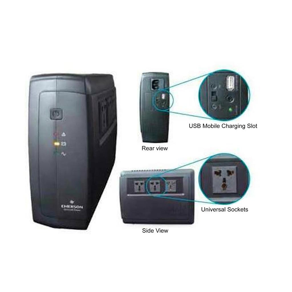 UPS Modif Liebert itON PSA-600 360W SOHO Modifikasi Aki External &amp; Fan