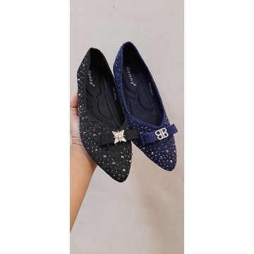 sepatu flat merk genny original