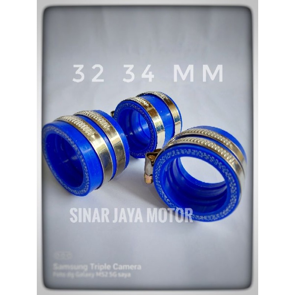 karet intek intake manipul pe pwk 32 34 mm biru