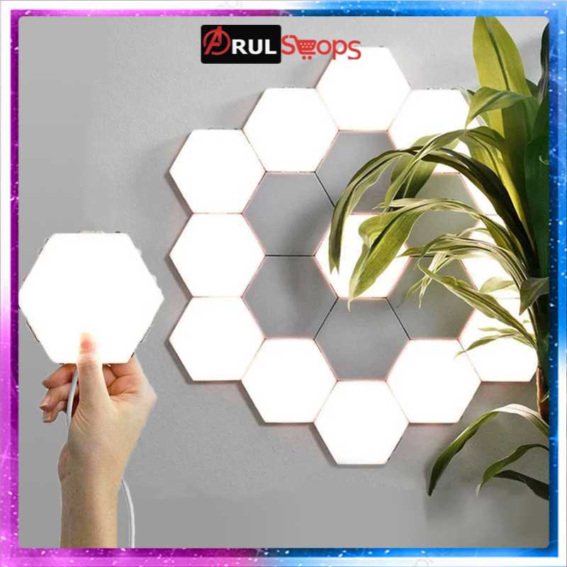 Coquimbo Lampu Dekorasi Dinding Quantum LED Hexagon 3 PCS - M99