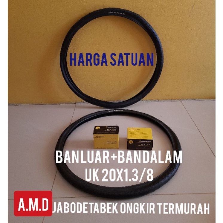 ban kursi roda ukuran 20 × 1.3/8 original