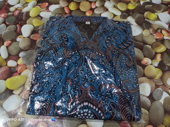[full Furing] Kemeja Batik Pria Lengan Panjang Modern Drajat Premium Ukuran M-xxl Batik Solo Kanaya