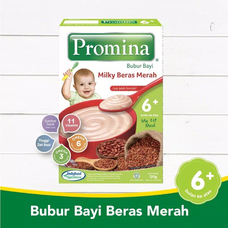 Promo Promina Bubur Bayi 6 120 Gr 7 Varian Rasa Mpasi Bayi Shopee Indonesia