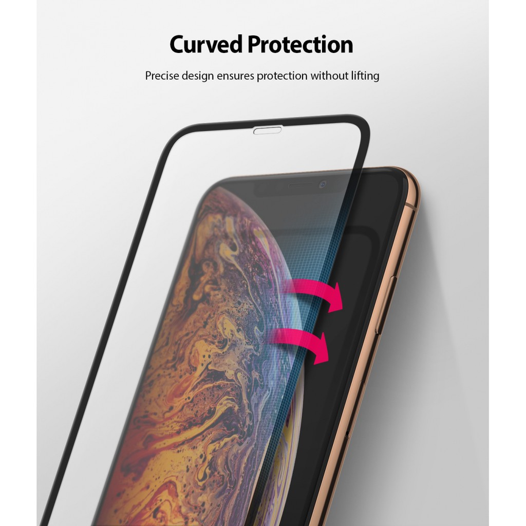 Ringke ID 3D Curved Glass Full Adhesive Glue For Iphone Xs Max