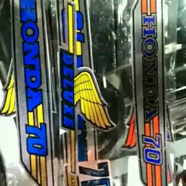 Stiker set body honda c70