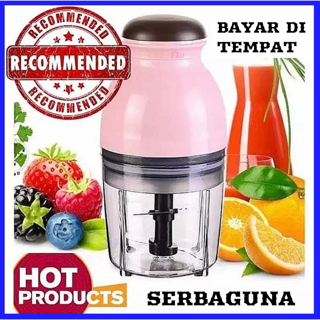 Blender Portable Kapsul Cutter Quatre Mesin Penggiling Pencacah Daging Sayur Buah Meat Mincer Chopper Blender kapsul MINI OLL-688/70