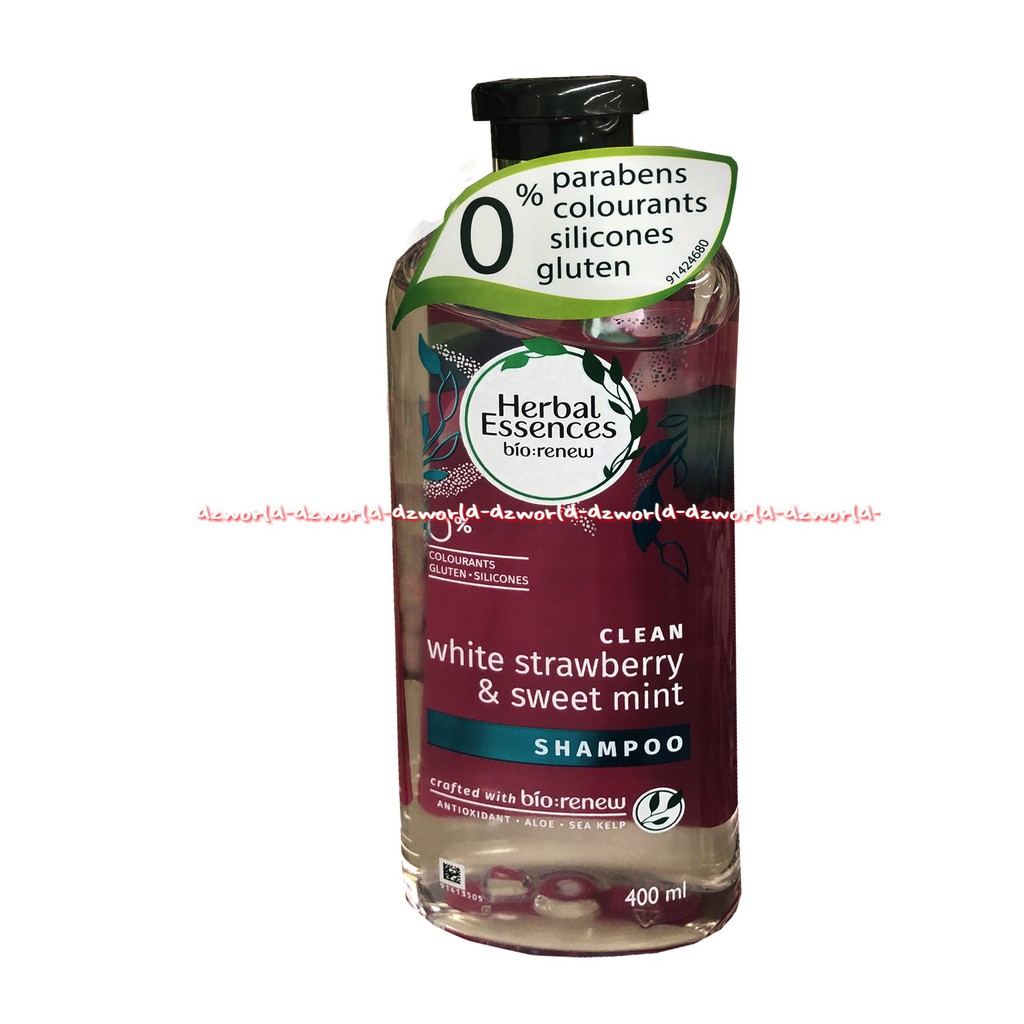 Herbal Essences 400ml Strawberry and Mint Argan Oil of MoroccoShampoo Bio Renew Herbal essence