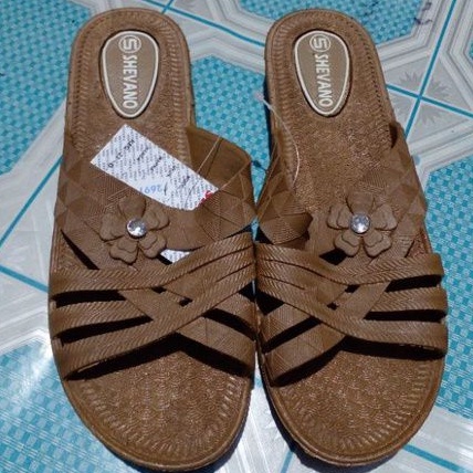 Shevano 2691 - Sendal Selop Ibu Ibu Santai 'Motif Bunga Size 37 - 40