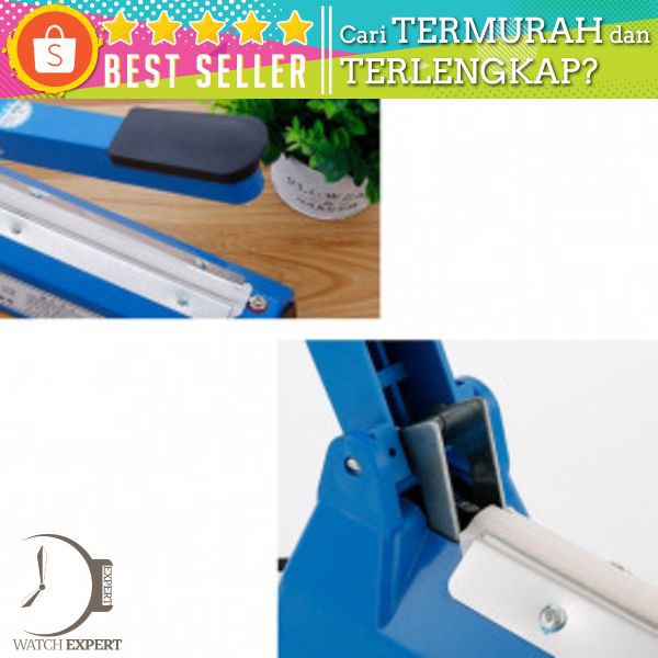 Cikuso Sealer Elektrik Plastik Pembungkus Makanan Heat Sealing Bag 400W - SF-300 - Blue