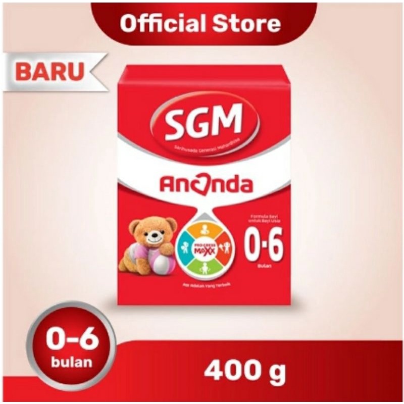 SGM ANANDA 0 - 6 Bulan 400 Gr Susu Formula Bayi