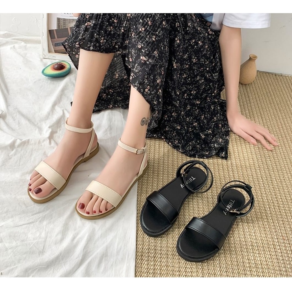 HM 06 SANDAL  WANITA CANTIK SOL TEBAL