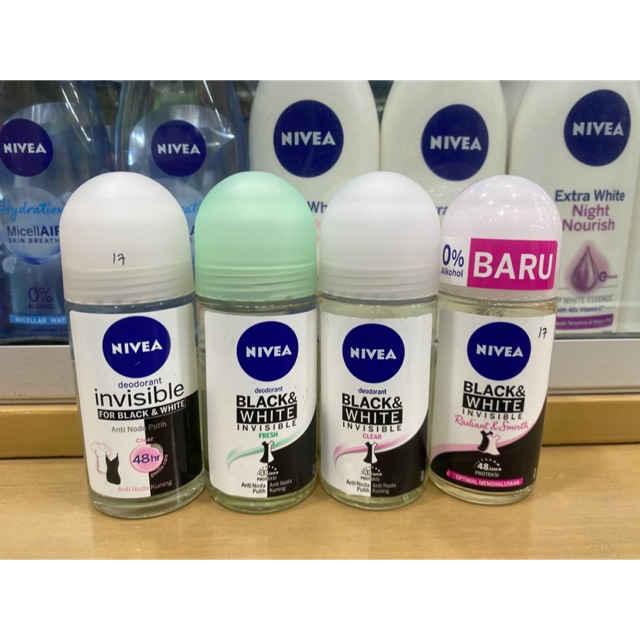 Nivea Deodorant Black &amp; White Invisible 50ml