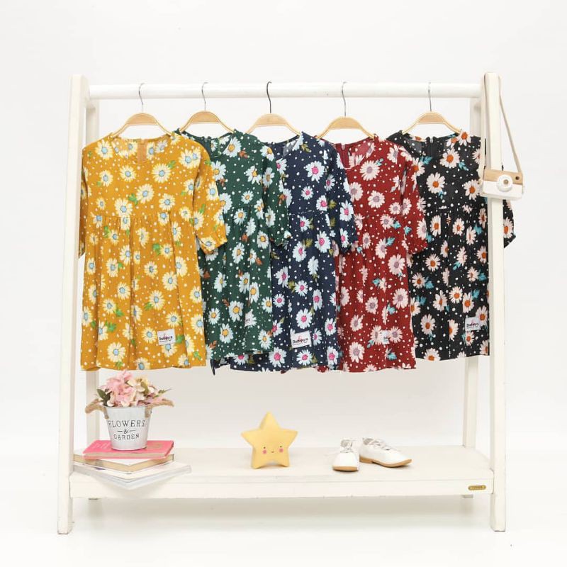 GAMIS RAYON PREMIUM [Hanya Gamis] | Gamis Vana by babyara | Gamis Bayi Lucu | Gamis Anak Motif Bunga