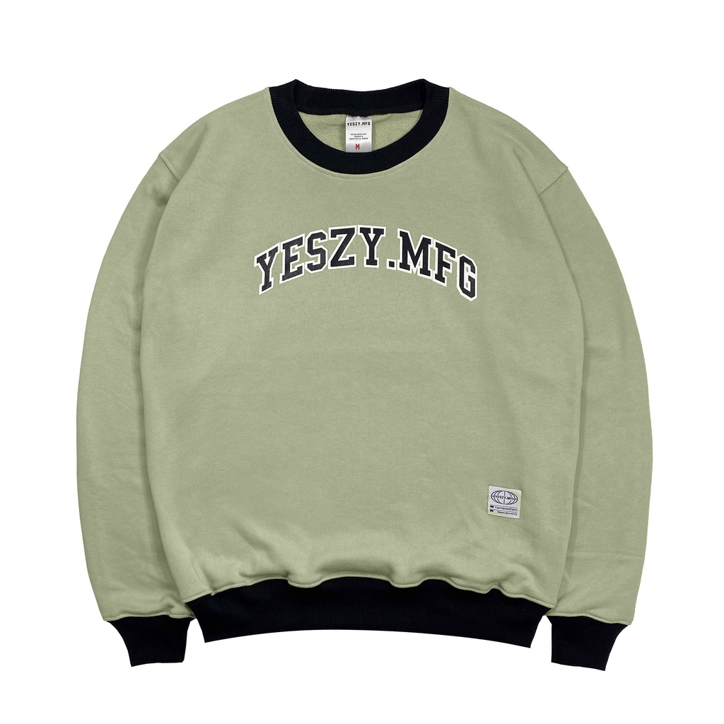 YESZY.MFG Crewneck Mint Almighty F. BW