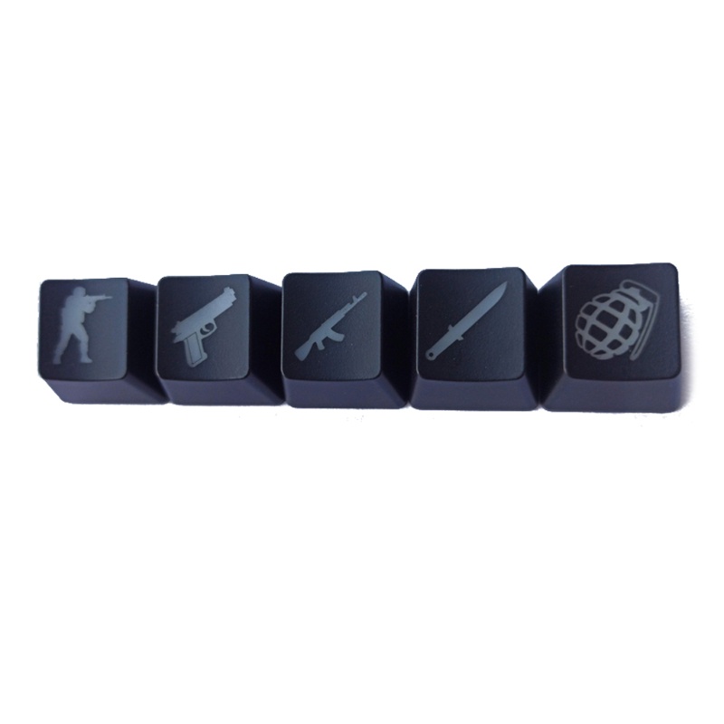 Keycaps Keyboard Mekanik btsg 5tombol Keycaps Backlight Tahan Lama Untuk Cherry MX