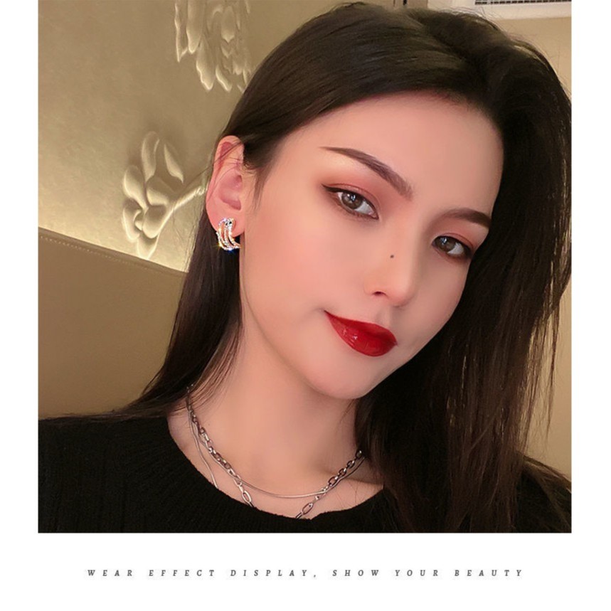 AKSESORIS ANTING STUD FASHION WANITA SNAKE STYLISH 0400